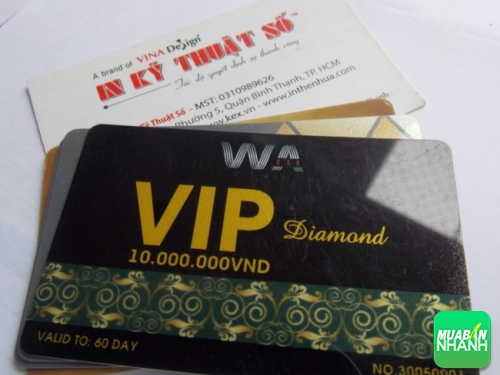 In thẻ VIP bằng chất liệu PVC 3 lớp cao cấp tại Công ty InVipCard