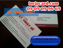 In card visit giá rẻ Tp.HCM, chuyên nhận in card visit giá rẻ, in offset card visit