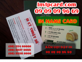 In nhanh name card giá rẻ, chuyên nhận in name card, danh thiếp, card visit các loại tại HCM