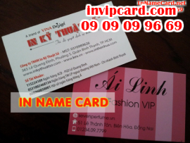 In nhanh name card giá rẻ tại HCM, chuyên nhận in name card số lượng lớn cho công ty
