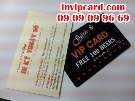 In thẻ VIP, in VIP card cho khách hàng thân thiết, in nhanh với công nghệ in phun kỹ thuật số